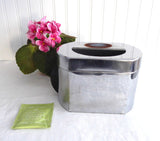 Retro Chromex Chrome Tea Canister Caddy Retro 1950s Mid Century Industrial