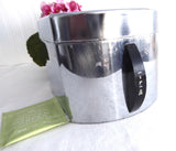 Retro Chromex Chrome Tea Canister Caddy Retro 1950s Mid Century Industrial