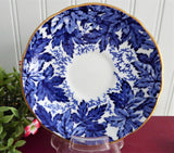 Coalport Maple Time Demi Cup And Saucer Blue And White Bone China 1949-1960