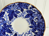 Coalport Maple Time Demi Cup And Saucer Blue And White Bone China 1949-1960