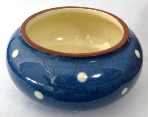 Sugar Bowl Princess Margaret Polka Dots Dartmouth Pottery Devon Sugar Basin 1950s