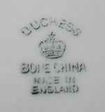 Duchess Wild Flower Cup and Saucer English Bone China Mid Century 1950s