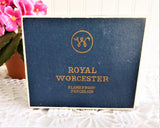 Royal Worcester Egg Coddler Pair Birds Single 1950 Porcelain Original Box