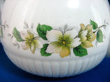 Vintage English Tea Pot Teapot Ellgreave Apple Blossoms 1950s Woods