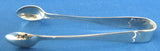 Sugar Tongs English Stainless Chromium Plate Spoon Ends Classic 1950s