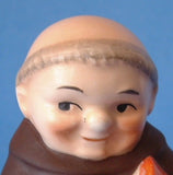 Goebel Friar Tuck Red Bible Salt Shaker Hummel Little Monk West Germany 1950s