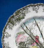 Johnson Brothers Friendly Village Salad Plate Willow By The Brook English Made 1950-1960s
