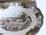 Friendly Village Oval Vegetable Bowl Johnson Brothers 1950s Village Green