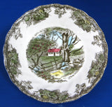 Johnson Brothers Friendly Village Sauce Bowl Coupe Stone Wall English Teabag Caddy Coaster 1950s