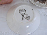 Johnson Brothers Friendly Village Sauce Bowl Coupe Stone Wall English Teabag Caddy Coaster 1950s