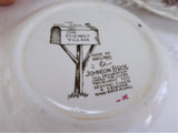 Johnson Brothers Friendly Village Sauce Bowl Coupe Stone Wall English Teabag Caddy Coaster 1950s
