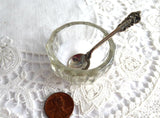 Vintage Sterling Silver Salt Spoon Wallace Silver USA Grande Baroque 1950s