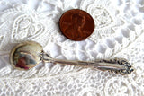 Vintage Sterling Silver Salt Spoon Wallace Silver USA Grande Baroque 1950s
