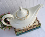 Hall Teapot Aladdin Shape With Infuser Autumn Leaf Jewel Tea 1950s