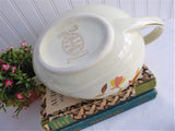 Hall Teapot Aladdin Shape With Infuser Autumn Leaf Jewel Tea 1950s