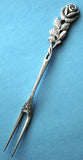 Hildesheimer Rose Pickle Fork Antiko 100 Silver Plate Germany 1940-1950s Hostess Party