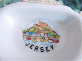 Tea Bag Caddy Jersey Teapot Shape Teabag Holder 1950s English Souvenir
