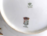 limoges France Paris Souvenir Plate 10 Inch Landmarks Eiffel Tower Arch 1950s
