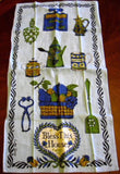 Tea Towel Retro Bless This House Colonial Kitchen Items 1950s Luther Travis Dish Towel
