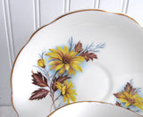 Regency Yellow Daisies Cup And Saucer English Bone China 1950s