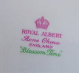 Royal Albert Blossom Time Teapot 1950s Pink Tree Blossoms Large English Bone China