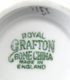 Royal Grafton Cup And Saucer Pink Lilies Bone China 1950s English Elegant Afternoon Tea
