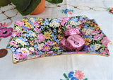 Royal Winton Balmoral Chintz Rectangular Sweet Meat Dish 1950s Grimwades Black Floral