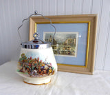 Royal Winton Grimwades Biscuit Barrel Coaching Scene 1950s Cookie Jar