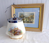 Royal Winton Grimwades Biscuit Barrel Coaching Scene 1950s Cookie Jar