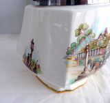 Royal Winton Grimwades Biscuit Barrel Coaching Scene 1950s Cookie Jar