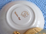 Luxe Royal Winton Golden Age Cup And Saucer Demitasse 1960s Gold Luster
