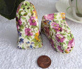 Summertime Chintz Royal Winton Salt And Pepper Condiment Shakers Cruet Set 1950s