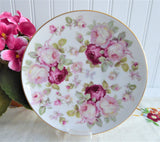 Lush Roses Cup And Saucer 1950s Schumann Arzberg Bavaria Germany