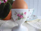 Shelley Eggcup Rose Spray Dainty Egg Cup 1950s English Bone China Bridal Rose