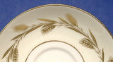 Shelley Golden Harvest Cup and Saucer Windsor Wheat 1950s Demitasse