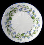 Shelley China Harebell Oleander Bread Plate 6 Inch Cake Plate Side Plate 1950s Tea Plate