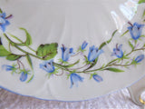 Shelley China Harebell Oleander Bread Plate 6 Inch Cake Plate Side Plate 1950s Tea Plate