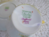 Shelley Daffodil Time Cup and Saucer 1950s Sunny Yellow Gold Trim New Cambridge