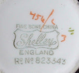 Shelley China Rock Garden Chintz Cream and Sugar Milk Afternoon Tea Individual