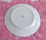 Shelley Bridal Rose Side Plate Rose Spray 1950s Richmond Shape Pink Gold Trim 6 Inch