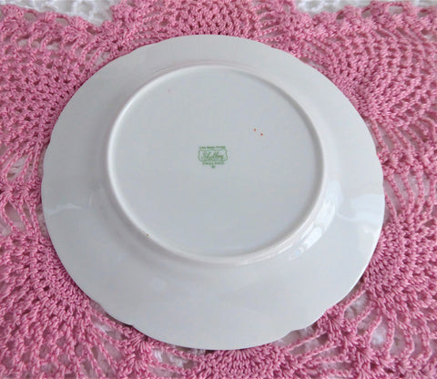 Shelley Bridal Rose Side Plate Rose Spray 1950s Richmond Shape Pink Go ...