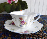 Shelley Cup and Saucer Stratford Shape Universal Rose Floral And Bluebell Tea Party
