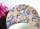 Shelley Summer Glory Chintz Ripon Cup and Saucer Ivory Hydrangeas