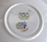 Shelley Summer Glory Chintz Ripon Cup and Saucer Ivory Hydrangeas