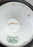 Black Shelley England Cup and Saucer Shelley English Rose Gainsborough 1950s