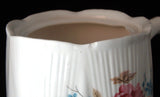 Shelley England Dainty Coffee Pot Large Pretty Floral 1950s Tall Teapot As Is