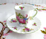 Shelley Tall Demitasse Cup And Saucer Marriage Tall Dainty And Ludlow Floral Bouquets