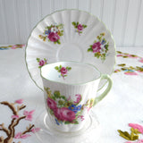 Shelley Tall Demitasse Cup And Saucer Marriage Tall Dainty And Ludlow Floral Bouquets