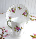 Shelley Tall Demitasse Cup And Saucer Marriage Tall Dainty And Ludlow Floral Bouquets