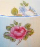 Shelley Eggcup Rose Pansy Forget Me Not Dainty Eggcup 1950s English Bone China
